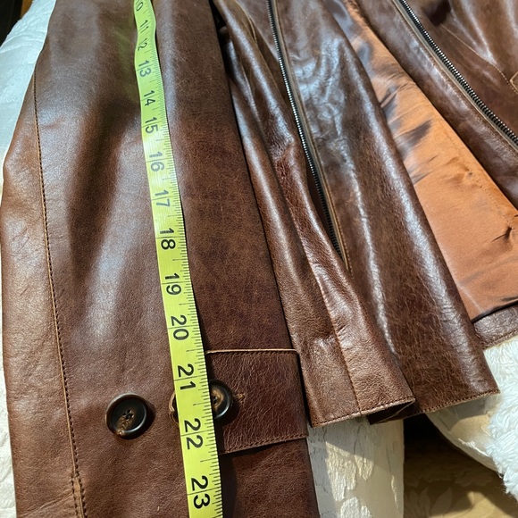Akris Lambs leather Brown Jacket US 12 - Picture 13 of 13